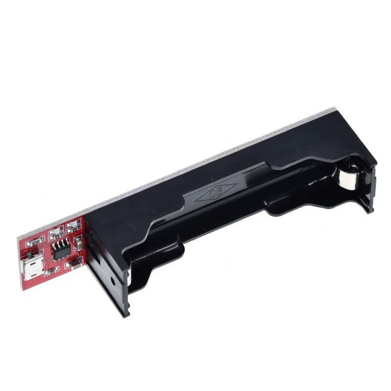 Vue des composants du module TP4056 avec micro USB